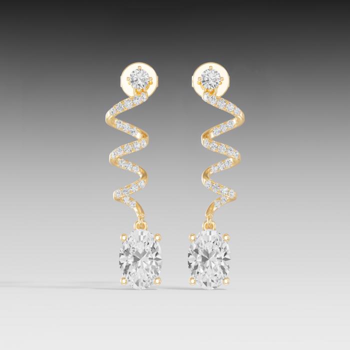 Luxe Spiral Premium Earring