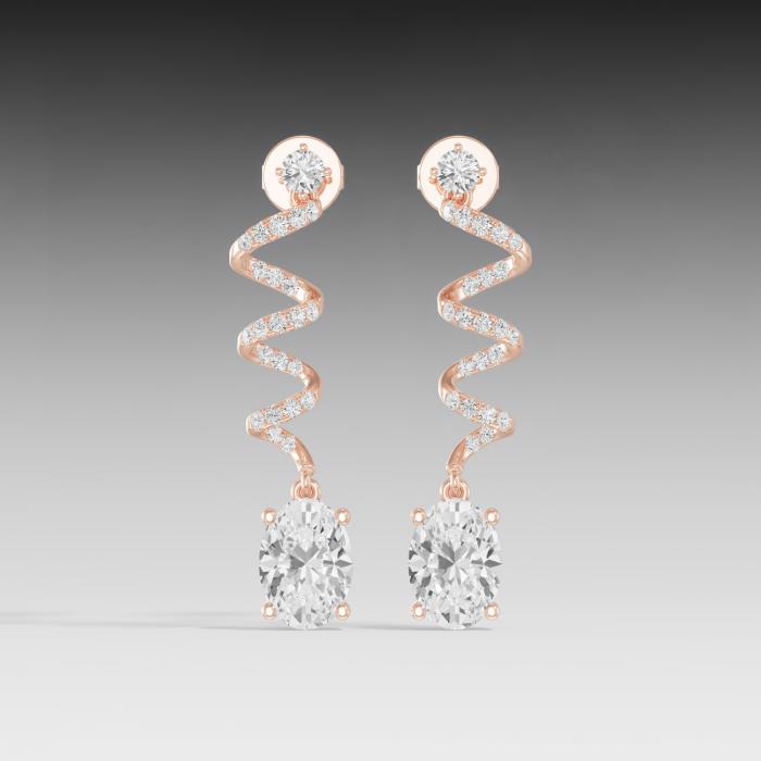 Luxe Spiral Premium Earring