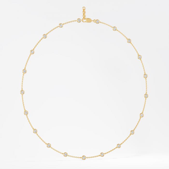 Round Station Fashion Necklace